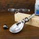 Faceted ice cream scoop kit + FREE Curly Maple handle blank