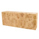 Knife block - Stabilized Box Elder Burl 1 x 2 x 5 - product of Canada