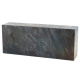 Knife block - Stabilized Maple Burl electric blue 2.0