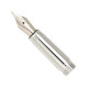 Fountain pen assembly for Manager rollerball pen kit - chrome