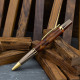 May monthly special - Maple Leaf pen kit gun metal/gold & Desert Ironwood pen blank