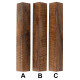 One of a kind 038: Stabilized Tiger Curl Koa pen blanks