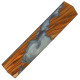 One of a Kind 051: Fusion/Hybrid pen blanks Cocobolo blue & silver - limited run