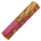 One of a Kind 059: Fusion/Hybrid pen blanks Redwood Burl pink & white - limited run