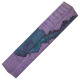 One of a Kind 064: Fusion/Hybrid pen blanks Stabilized Purple Curly Maple teal & purple - limited run