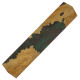 One of a Kind 068: Fusion Hybrid pen blanks Golden Amboyna Burl forest green - limited run