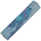 One of a Kind 078: Fusion Hybrid pen blanks Stabilized blue Curly Maple purple and blue - limited run