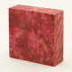 Stabilized Maple Burl ring blank red – product of Canada