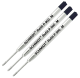 Schmidt P900 Parker-style ballpoint ink refills black - 3 pack
