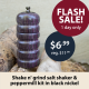Shake n' grind salt shaker & peppermill kit black nickel