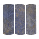 3-pack Stabilized maple burl pen blank shorts purple haze - product of Canada
