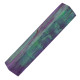 Stabilized double dyed Soft Maple pen blanks teal & purple - product of Canada