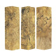 3-pack Stabilized spalted maple burl pen blank shorts - product of Canada