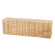 Knife block - Figured Dark Curly Maple 1