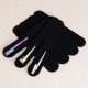 Twenty-pack black suede textured pen sleeves