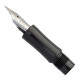 Fountain pen assembly for Wilfred rollerball pen kit - black titanium