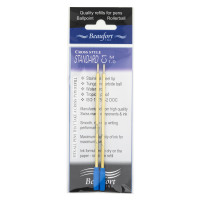 Cross style ink refills by Beaufort Ink blue - 2 pack