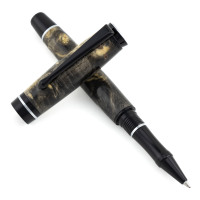 Cyclone rollerball pen kit by Beaufort black chrome