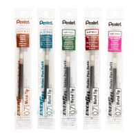 Pentel EnerGel liquid gel rollerball ink refills - 5 pack