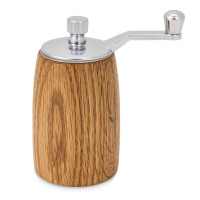 Chef mini crank-top ceramic salt mill grinder kit