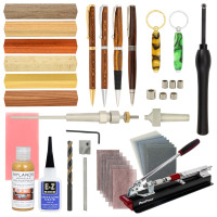 Beginner penturning starter kit plus for MT2 lathes - free shipping in Canada