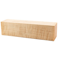 Curly Maple project block 1-1/2 x 1-1/2 x 6 - product of Canada