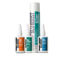 GluBoost CA glue finishing system starter set