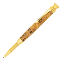 Carpenter pencil kit with 2 mm lead - brass