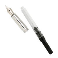 Fountain pen conversion kit for Manager rollerball pen kit - chrome