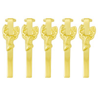 Slimline pen clips deer gold - 5 pack