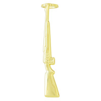 Slimline pen clips rifle gold