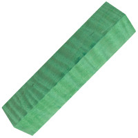 Stabilized Curly Maple pen blanks green exceptional 1" - product of Canada