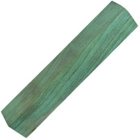 Stabilized double dyed Maple pen blanks black & teal - product of Canada