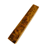 Stabilized Amboyna Burl pen blanks - Amber