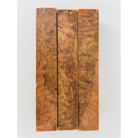 Stabilized Amboyna Burl pen blanks - Amber