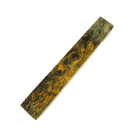 Stabilized Amboyna Burl pen blanks - Black