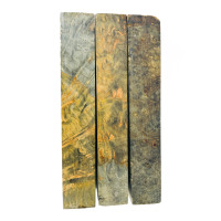 Stabilized Amboyna Burl pen blanks - Black