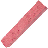Stabilized Birdseye Maple pen blanks red - product of Canada