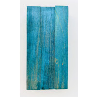 Stabilized double dyed Maple pen blanks black & brilliant blue - product of Canada