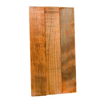 Stabilized double dyed Maple pen blanks black & orange - product of Canada