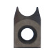 Easy Wood Tools Negative Rake Carbide Beading Cutter, 1/4