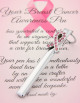Breast cancer awareness pen clip for Slimline 7 mm - chrome