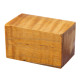 Stabilized Curly Maple bottle stopper blank orange 1-1/2 x 1-1/2 x 2-1/2 - product of Canada