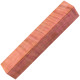Stabilized Curly Maple pen blanks red - product of Canada