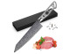AUS-10 Japanese Damascus Katsura Kiritsuke culinary blade - 8