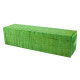 Stabilized curly maple project block 1-1/2 square x 6 lime green - product of Canada
