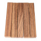Red Zebrawood pen blanks - 5 pack