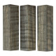 3-pack Stabilized Curly Maple pen blank shorts two-tone black - product of Canada