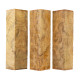 3-pack Yellow Box Burl pen blank shorts