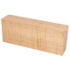 Knife block - Stabilized curly maple 1 x 2 x 5 - product of Canada